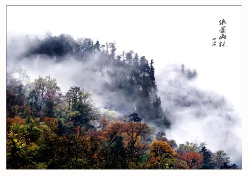 鹅嫚沟——水墨山林