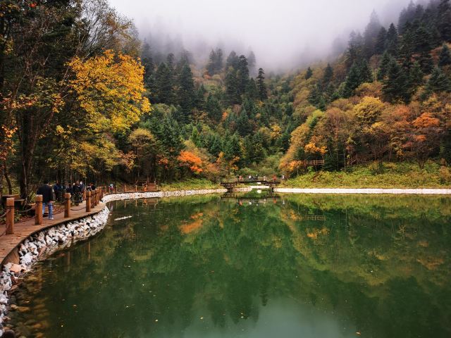 重游官鹅沟,还是那么美的景色