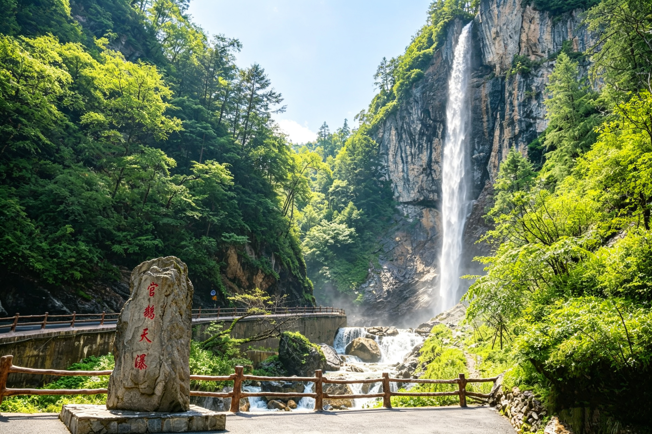 官鹅天瀑(官珠沟片区）